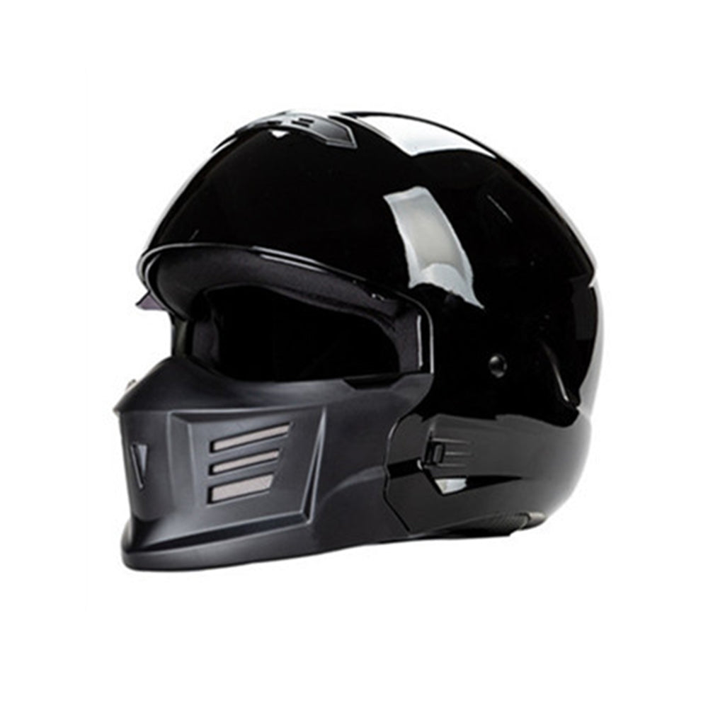 NANROBOT scooter helmet accessory, white and black design, lightweight helmet with adjustable straps for rider safety.