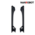 NANROBOT N6 vehicle battery compartment side plastic part, close-up view showing detailed black plastic construction.